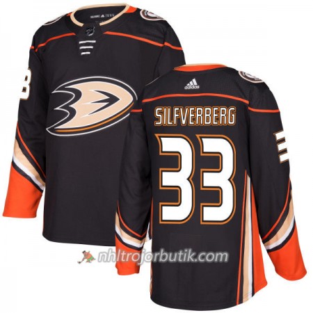 Män Ishockey Anaheim Ducks Tröja Jakob Silfverberg 33 Adidas 2017-2018 Svart Authentic